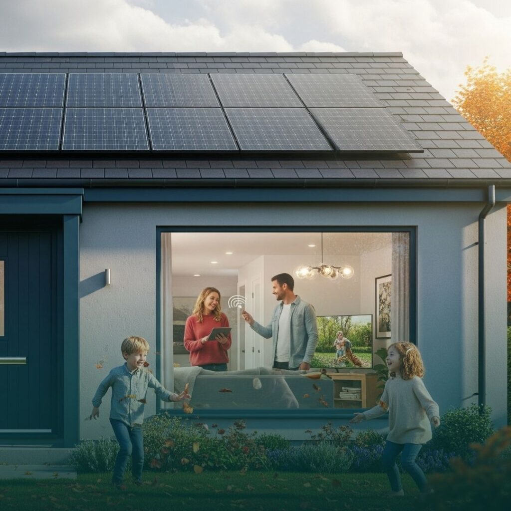 Off Grid Group PV Solar Sustainable Living Image