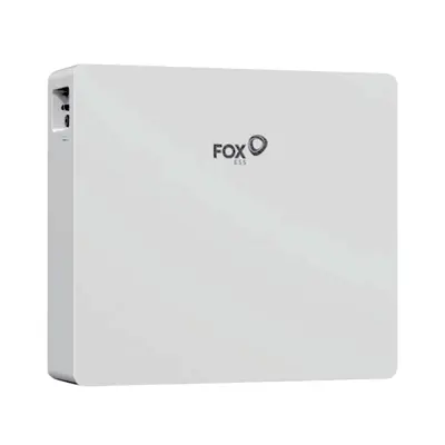 white Fox ESS EP12 device with the logo on the front and connection ports on the side.